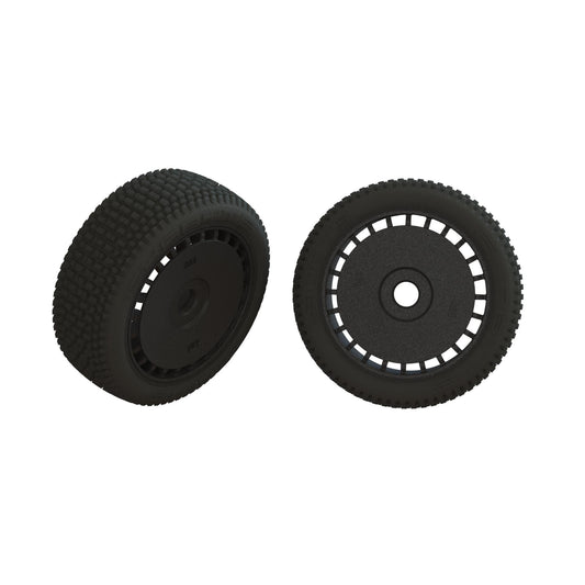 dBoots Exabyte Glued Tyre Set, Black (2)