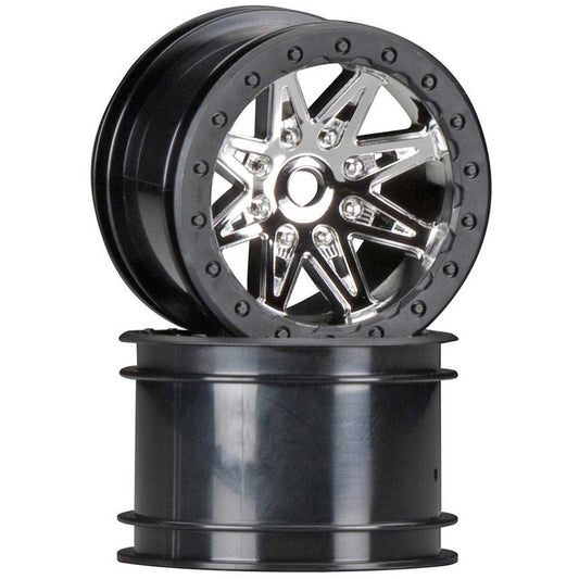 2.2 Rebel Wheels 41mm Wide Chrm/Blk (2)