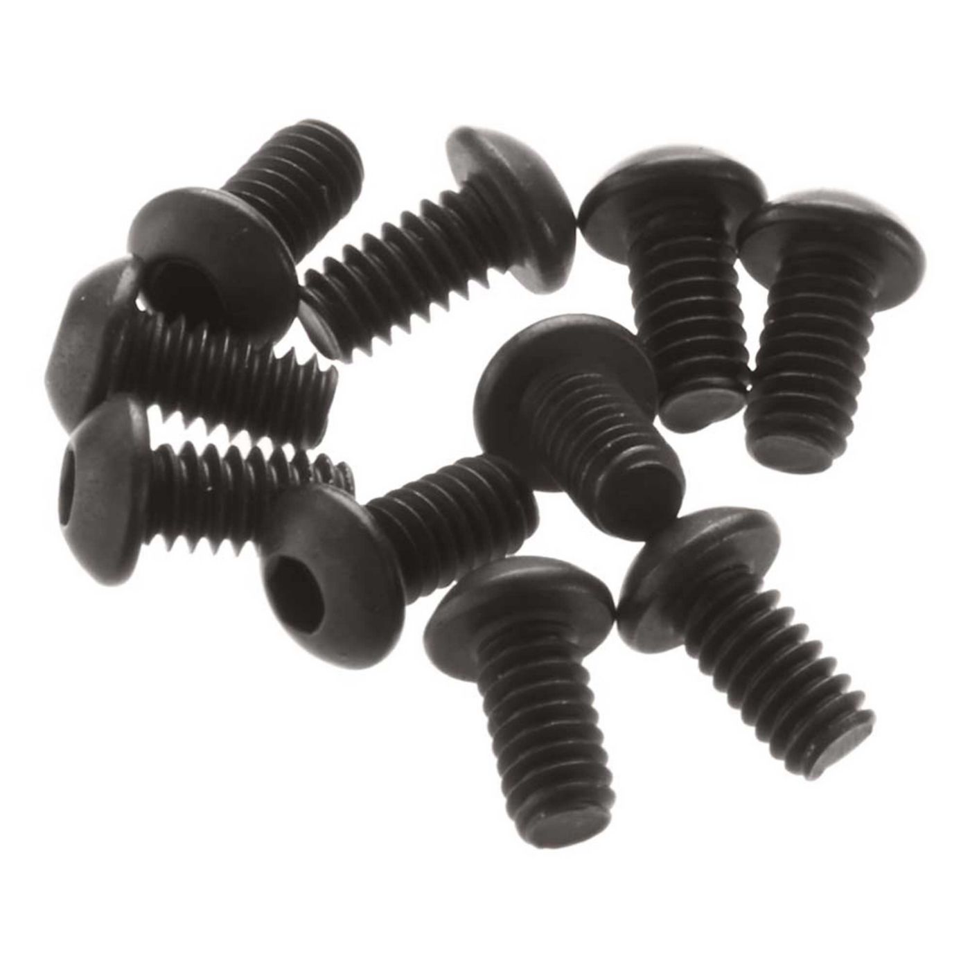 Hex Sckt Button Hd Screw M2x4mm Black (10)