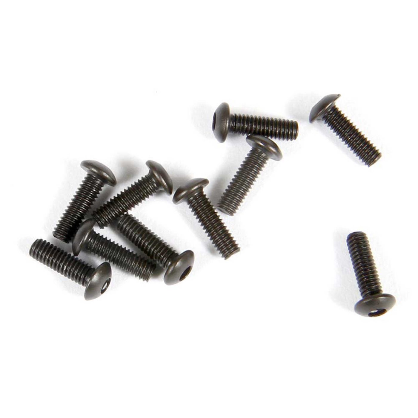 Hex Socket Button Head Black M2.6x8mm (10)