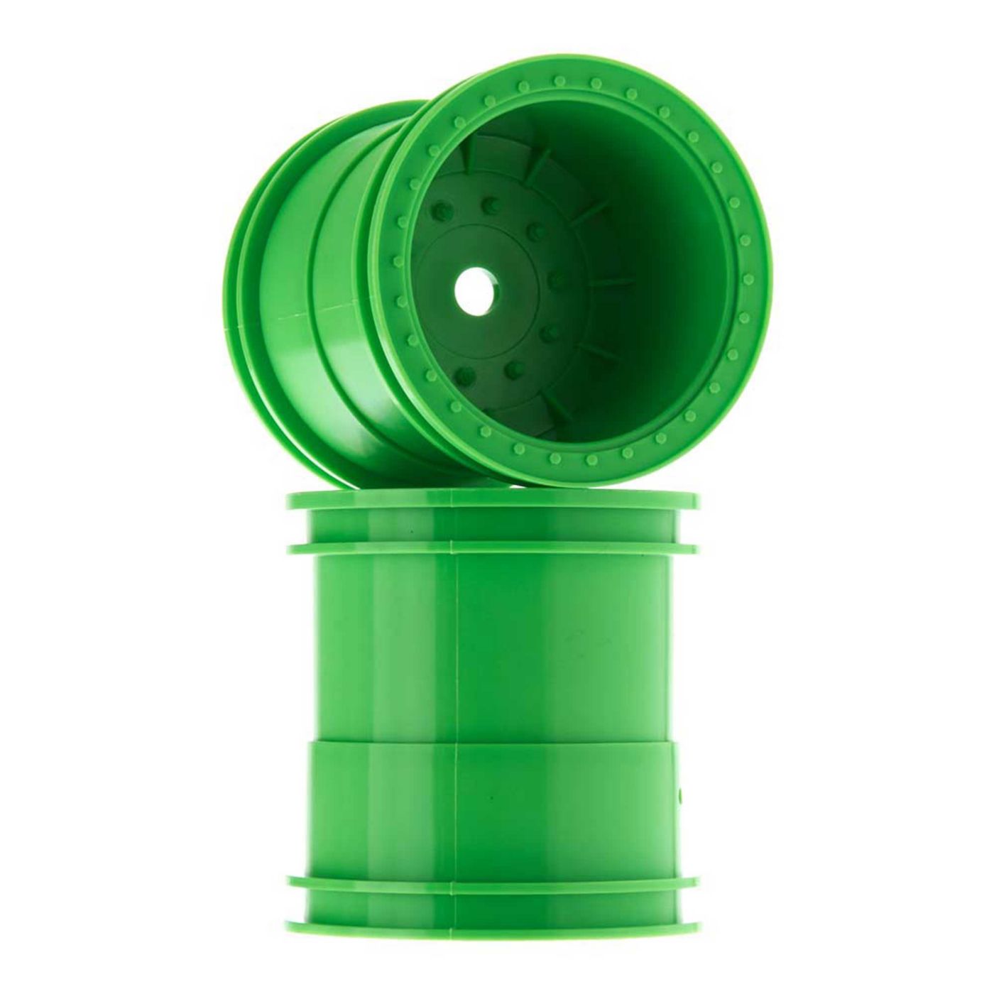 2.2 Monster Truck Wheels 63mm Green (2)