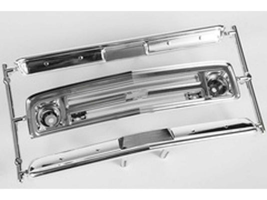 67 Chevy C/10 Grille Bumpers Chrome/Black