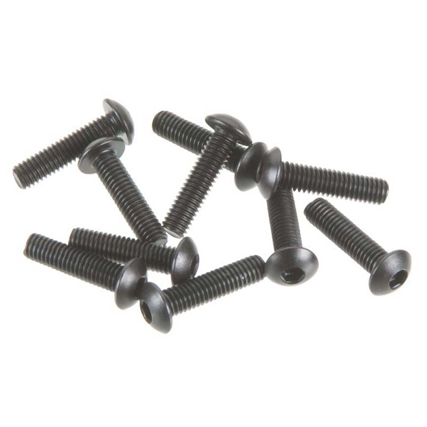 Hex Socket Button Head M3x12mm Black (10)