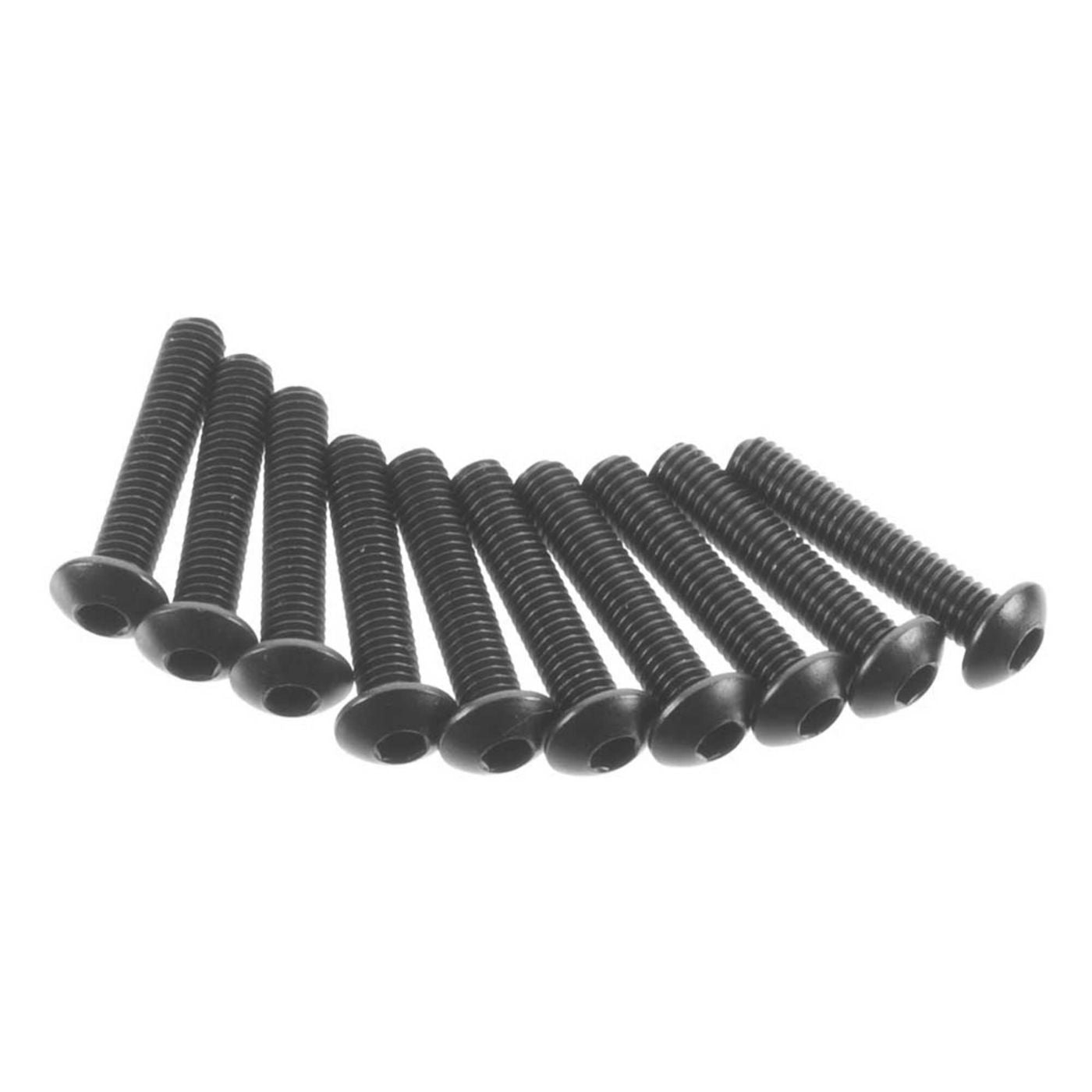 Hex Socket Button Head M3x15mm Black (10)