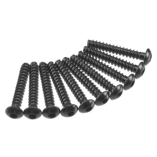 Hex Tap Button Head M3x18mm Black (10)