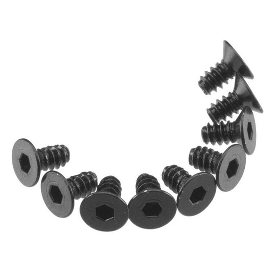 Hex Socket Tap Flat Head M3x6mm Black (10)