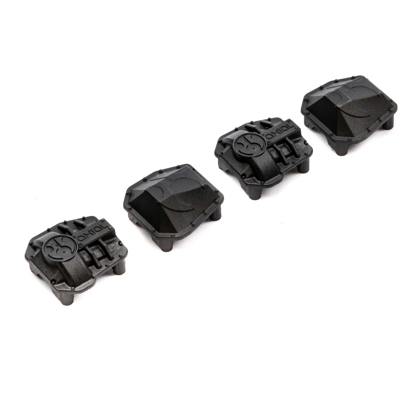 AR45P AR45 Differential Covers, Black: SCX10 III