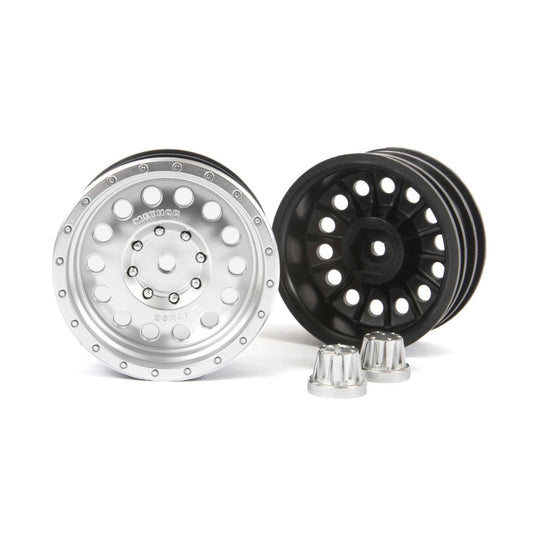 1.9 Method MR307 Hole Wheel Satin Silver (2pcs)