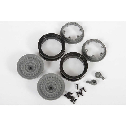 1.9 MW19 Beadlock Wheels - Grey (2pcs)