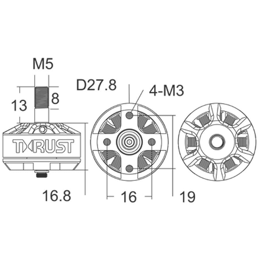 2205-2650Kv FPV Racing Motor