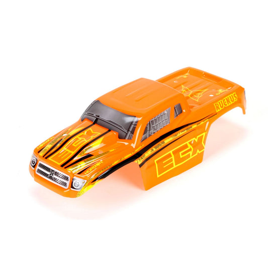 Body Set,Decorated, Orange/Yellow: 1/18 4WD Ruckus