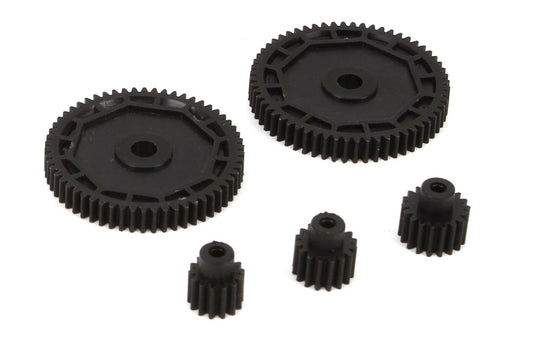 Pinion & Spur Gear Set: 1/18 4WD All