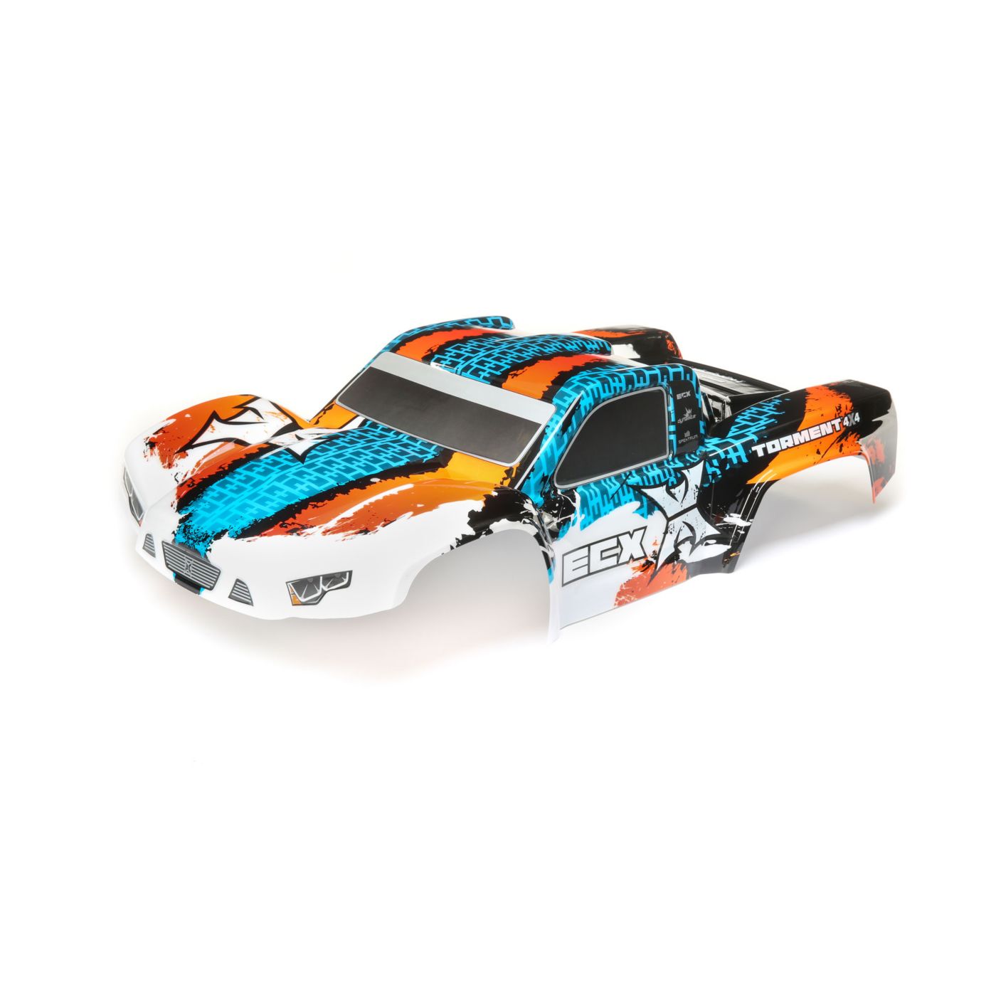 Body, Orange/Blue: Torment: 1/10 4wd