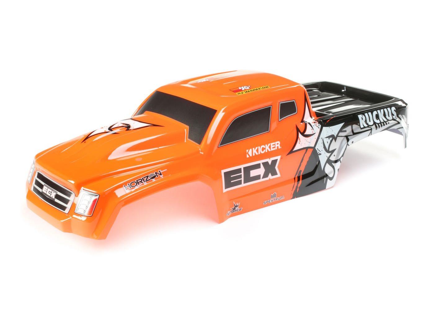 Body, Orange: 1:10 2wd Ruckus