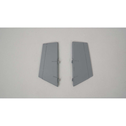 Ventral Fin Set, Grey: F-16 Falcon 80mm