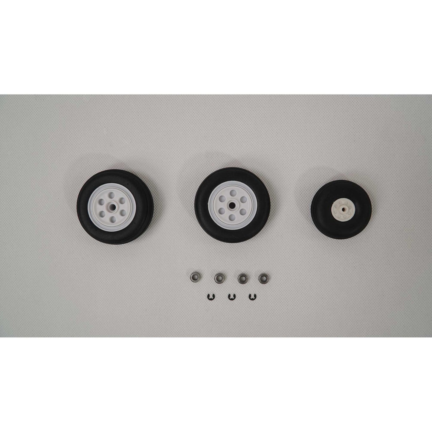 Wheel Set, Grey: F-16 Falcon 80mm