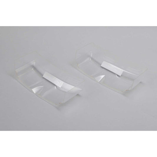 6.5" Lightweight Rear Wing, Clear, Precut (2)