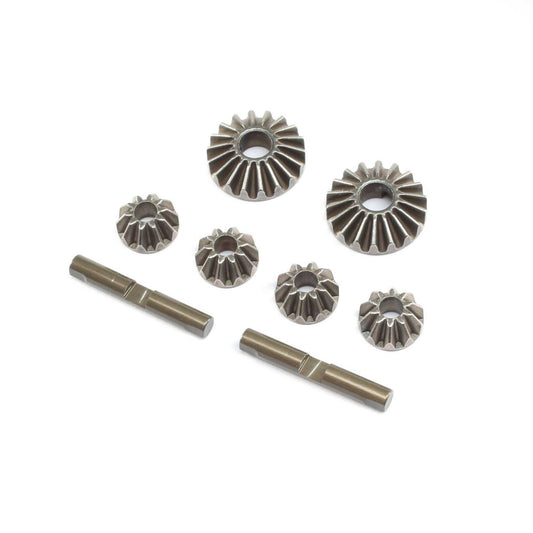 Diff Gear & Cross Pin Set, Metal: 22X-4