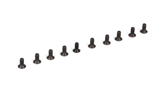 Flat Head Screws, M2.5 x 6mm (10)