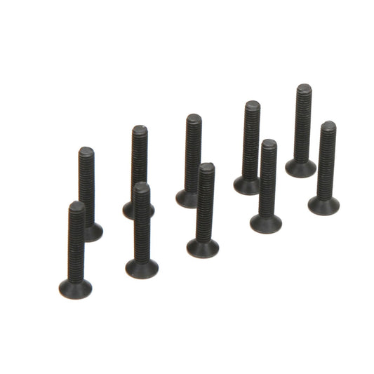 Flat Head Screws, M3 x 18mm (10)