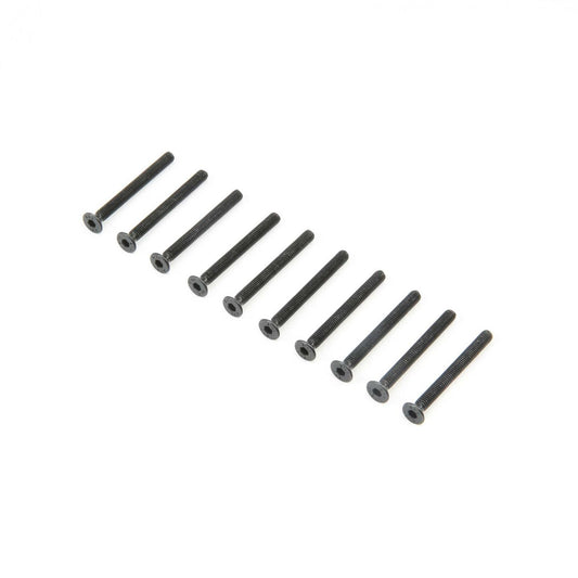 Flat Head Screws, M3 x 30mm (10)