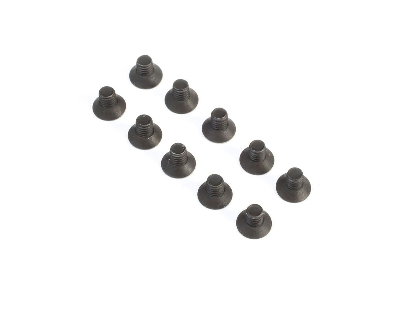 Flat Head Screws, M2.5 x 4mm (10)