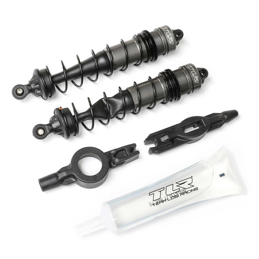 Rear Shock Set, 123mm, Assembled (2): 8X