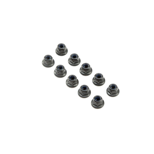 M3 Flanged Lock Nuts (10)