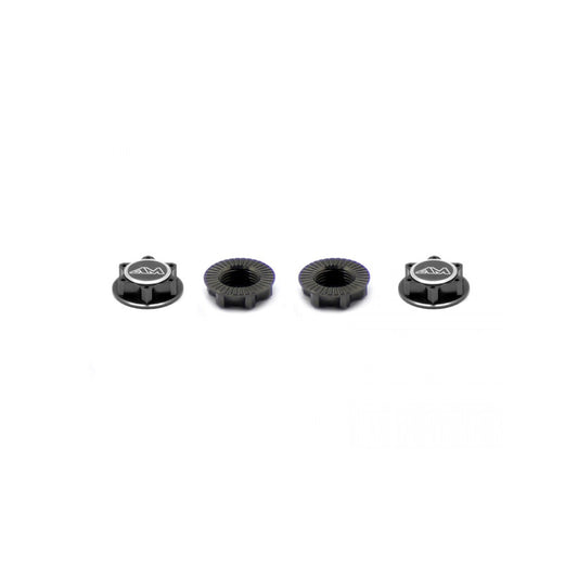 Alu 1/8 Wheel Nuts C/end/L/W Grey (4)