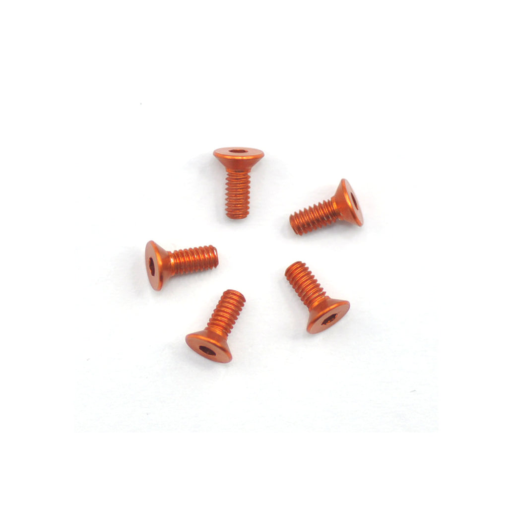 Alu Screw Allen Csk m2.2 x 6 Orange (5)