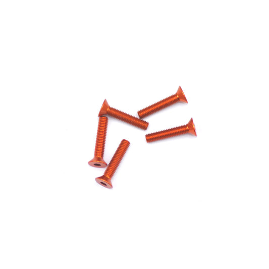 Alu Screw Allen Csk M3 x 15 Orange (5)