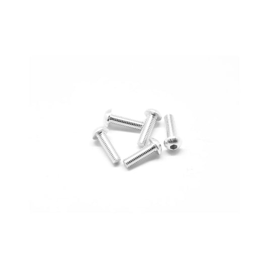 Alu Screw Allen Roundhead M3 x 10 Silver (5)