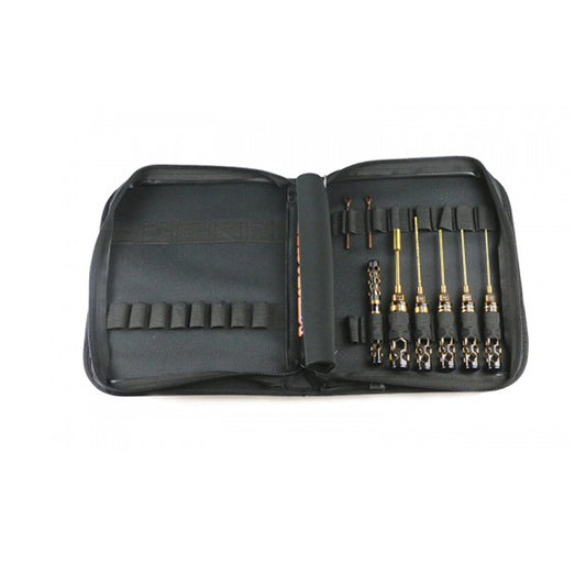 Toolset 1/10 Elec Trg+Bag Blk Golden (8pcs)