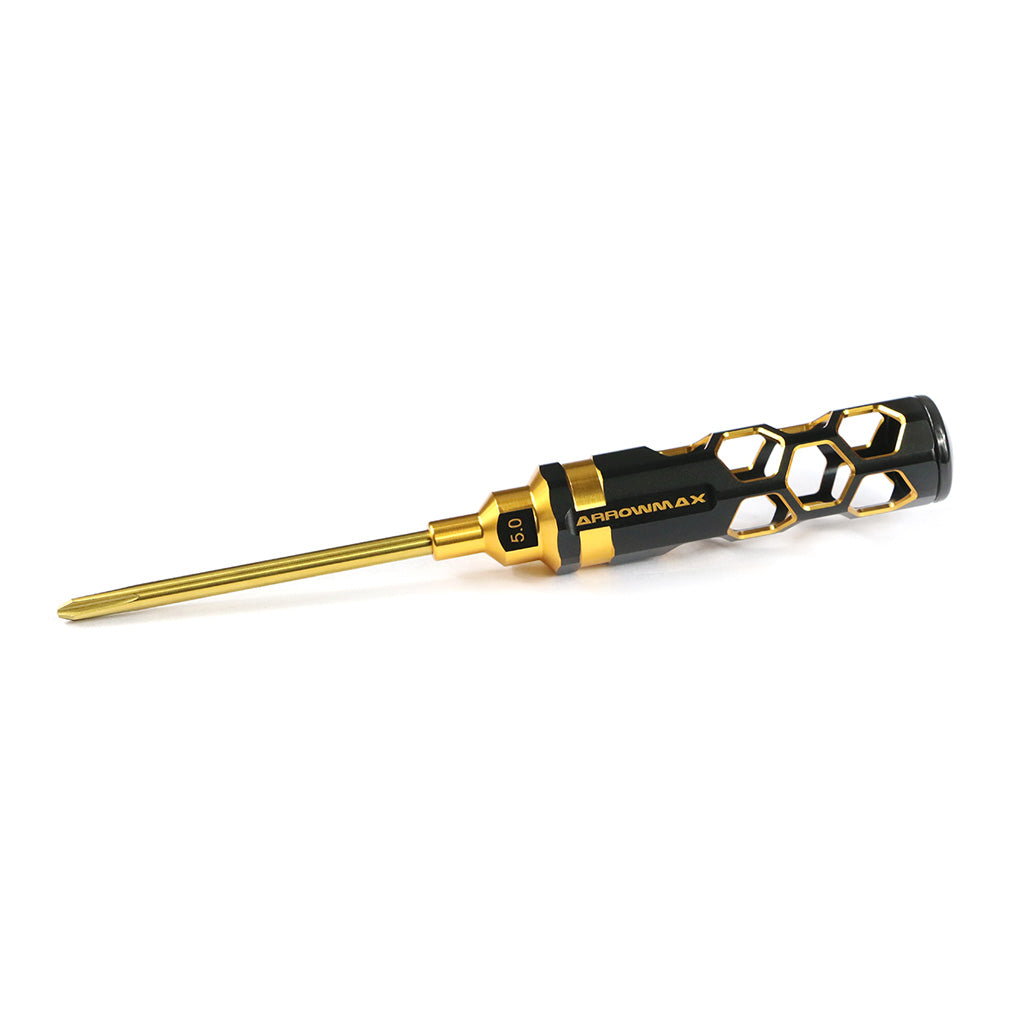 Phillips Screwdriver 5.0 x 100mm Black Golden