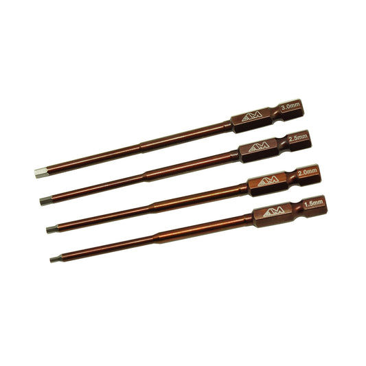 Power Tool Tip Cased Set 4 Pcs; 1.5-2.0-2.5-3.0mm