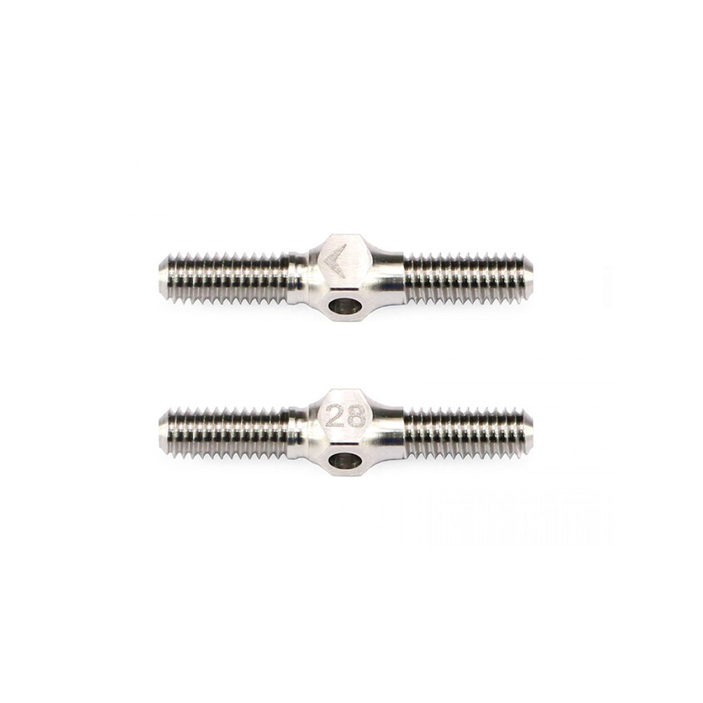 64 Ti Turnbuckle 4mm x 28mm (1-1/8") - (2)