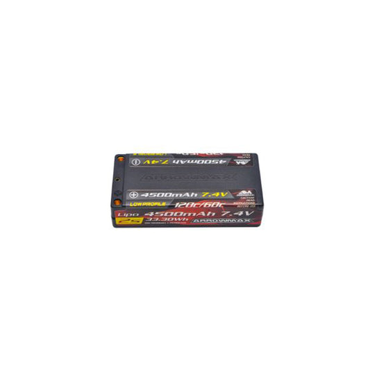 Arrowmax Lipo 4500mAh 2S Shorty LP-7.4V-60C