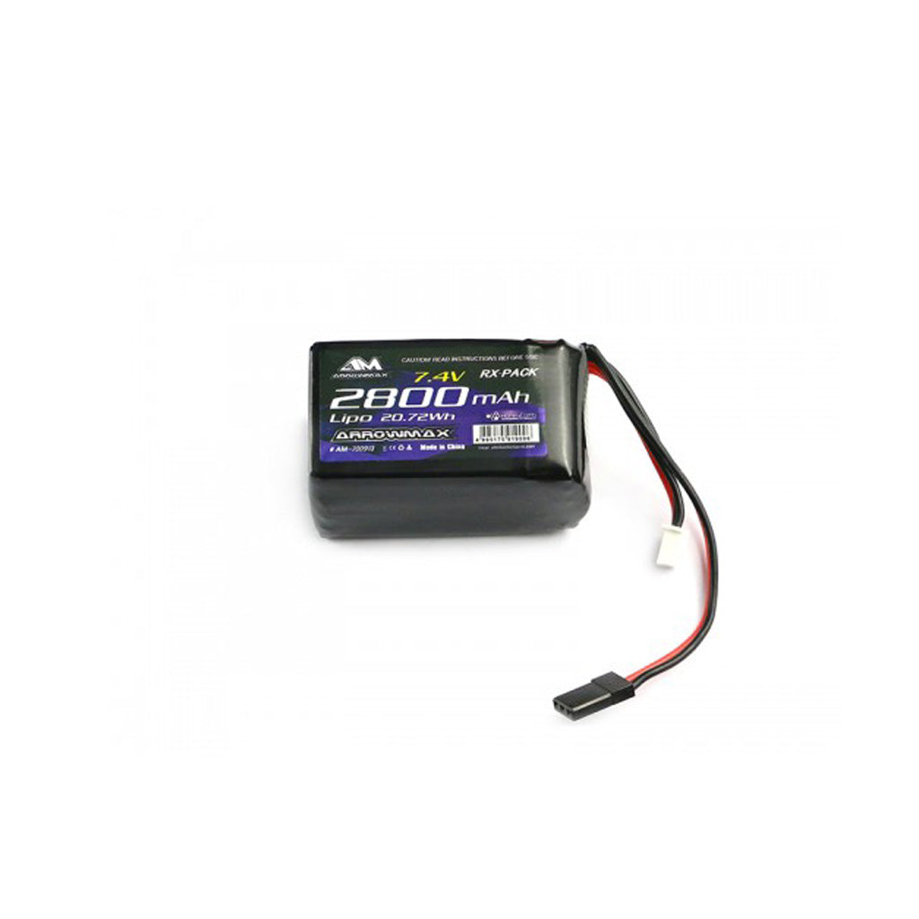 Lipo 2800mAh 2S TX/RX 7.4V Hump