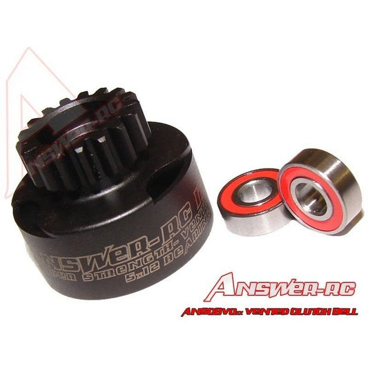 Answer-RC 15t Vented Clutch Bell With 2 x 5*10 Bearings