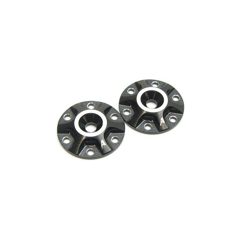 Answer RC 1/8 Wing Washers - SPOKES - 2pcs - BLACK