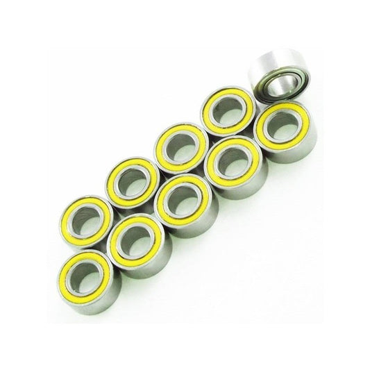 Answer-RC 5*10*4 "SP" Clutch Bell Bearings 10pk YELLOW