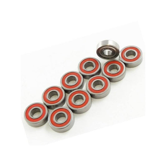 Answer-RC 5*13*4 "SP" Ball Bearings 10pk Rubber Seal. RED