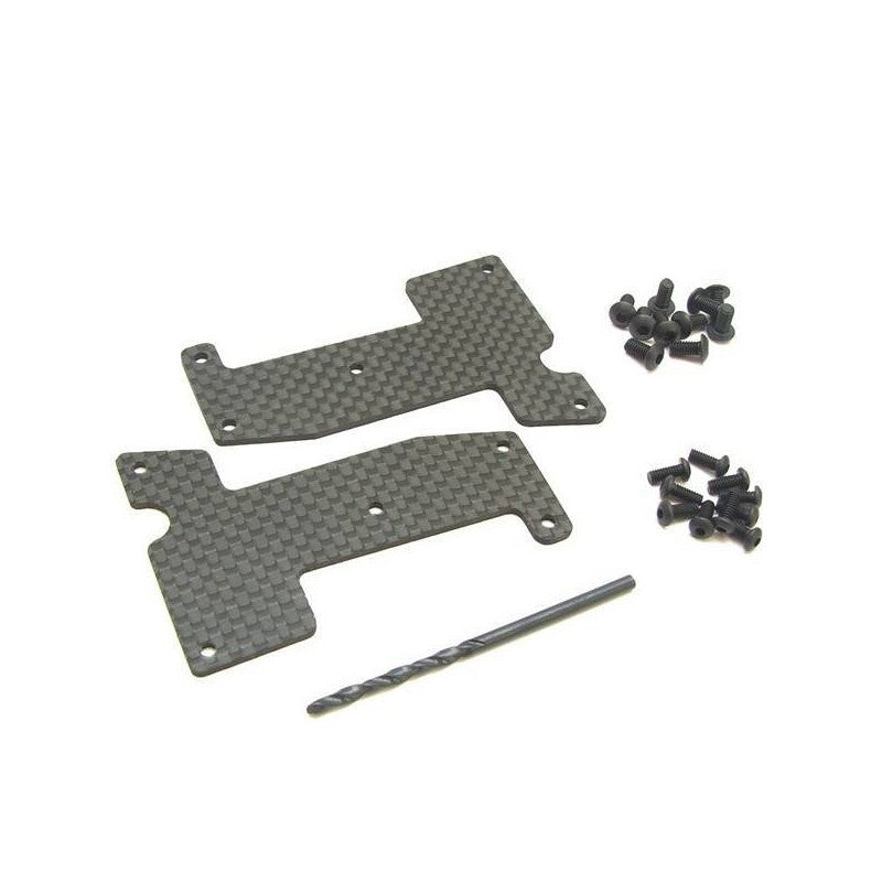 Answer RC "CS" Front Carbon Arm Stiffeners with 3.0mm screws