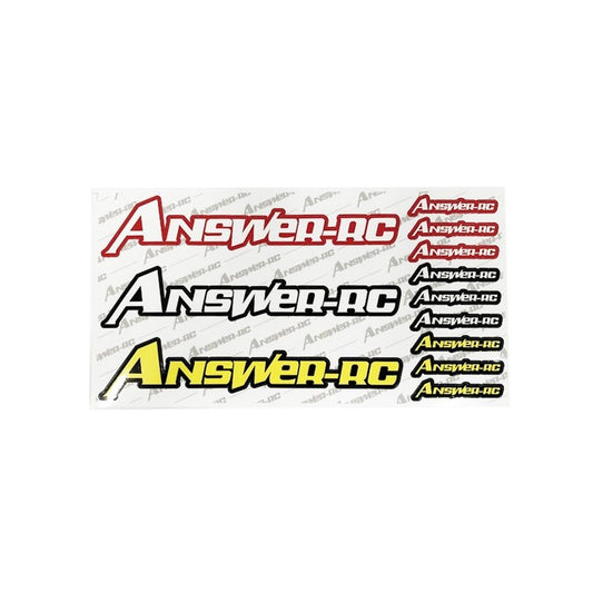 Answer-RC Decal Sheet  215mm x 115mm