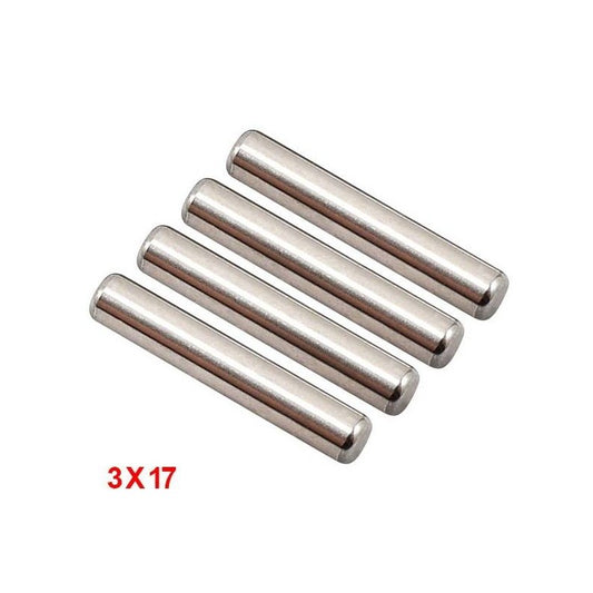 Answer-RC Hardened Steel Pins 3mm x 17mm - 4 pcs