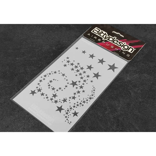 Bittydeisgn Vinyl stencil - Stars V2