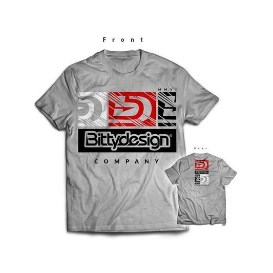 Bittydesign 2017/18 V2 Graphic T-Shirt GREY - Small