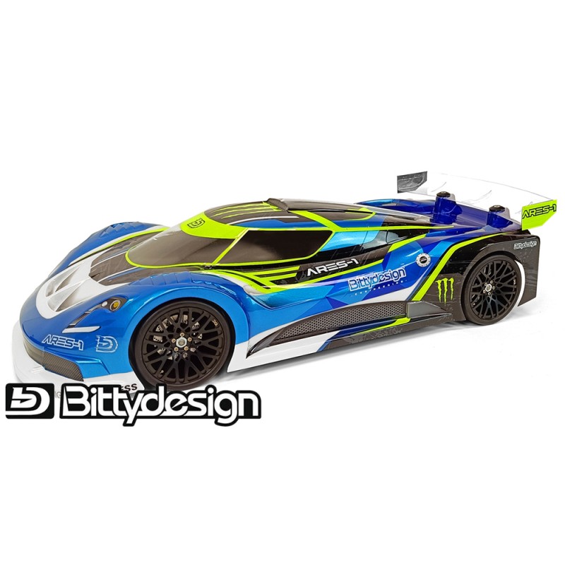 Bittydesign ARES-1 1/10 GT Clear 190mm Body