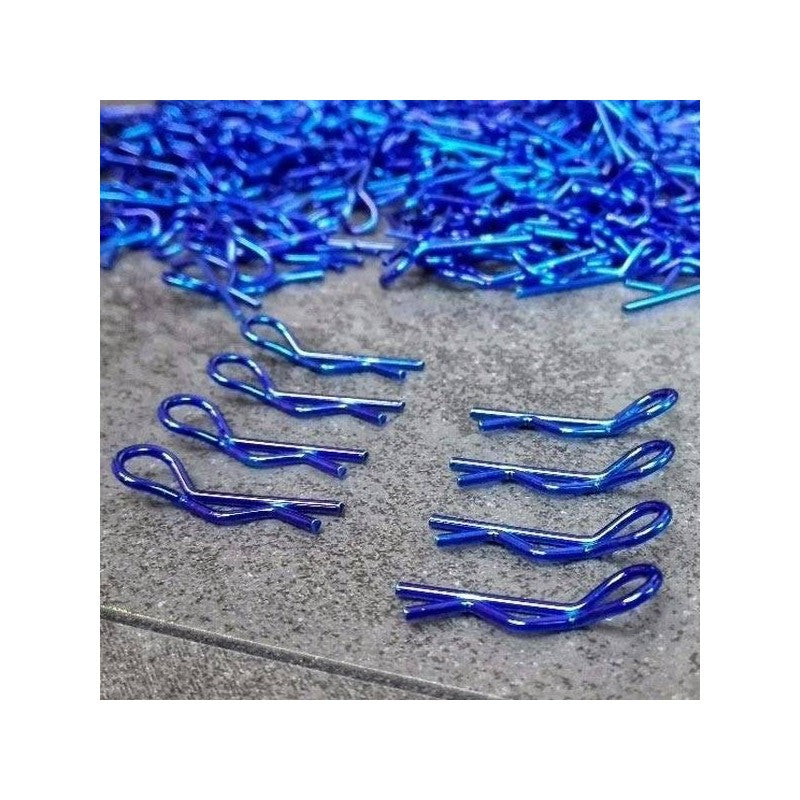 Bittydesign Body Clips 1/5 1/7 & 1/8 8pcs - 4 left and 4 right - BLUE