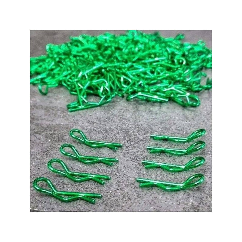 Bittydesign Body Clips 1/5 1/7 & 1/8 8pcs - 4 left and 4 right - GREEN